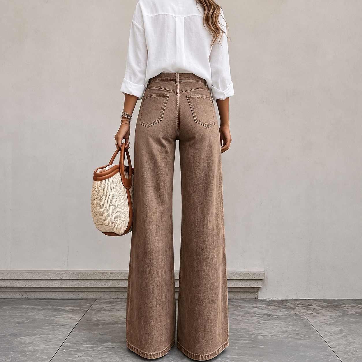 Versatile Straight Daily Wear Casual Jeans For Women
