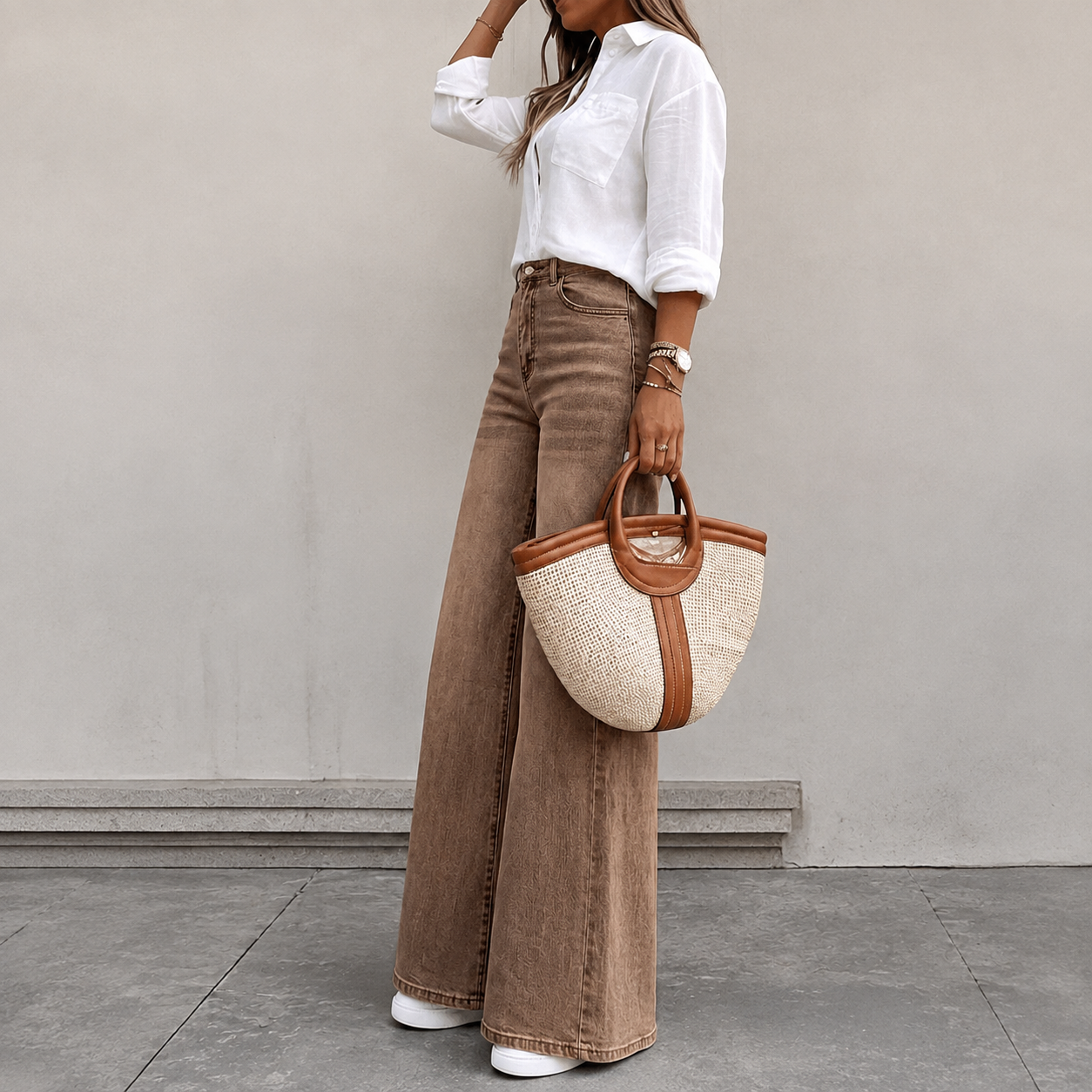 Versatile Straight Daily Wear Casual Jeans For Women