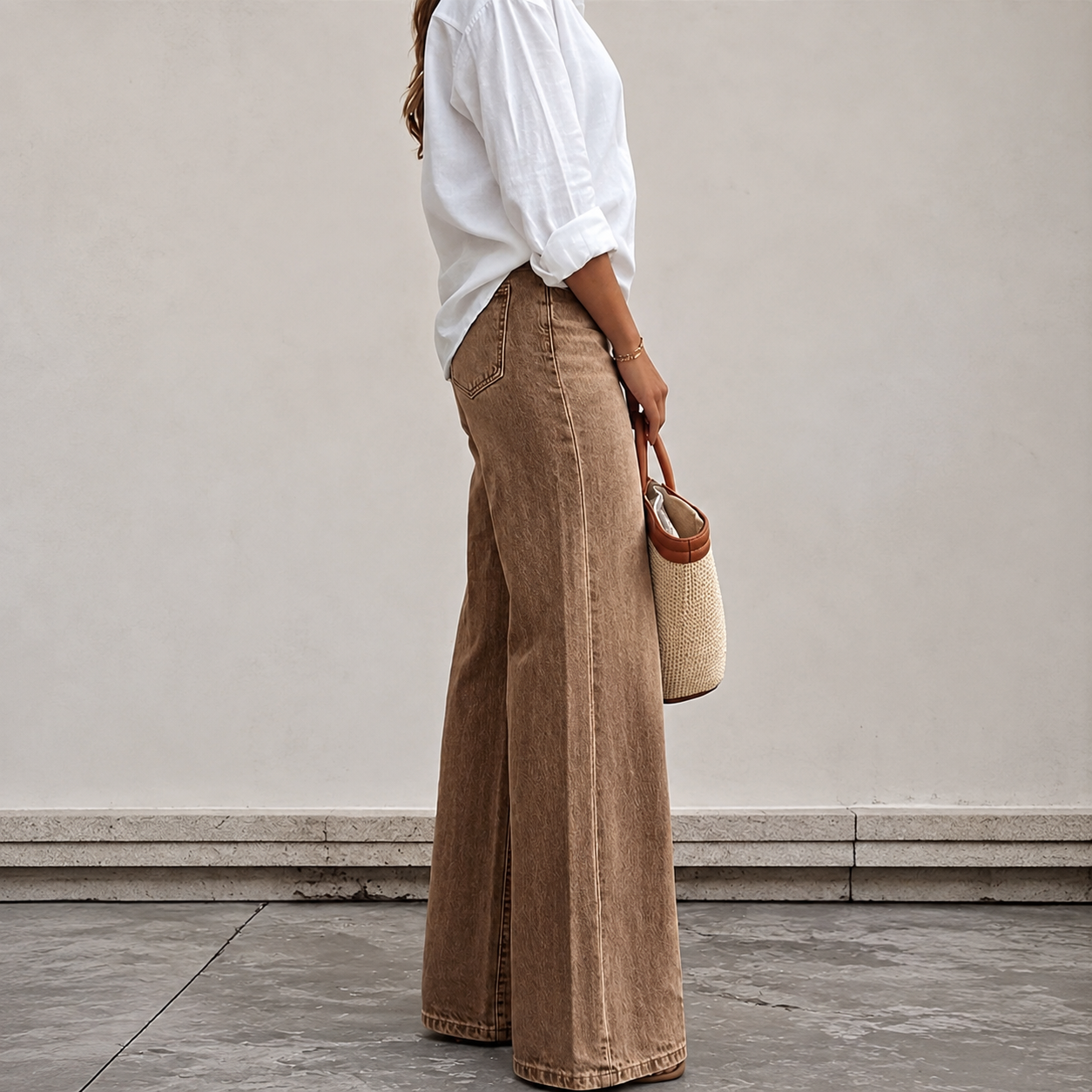Versatile Straight Daily Wear Casual Jeans For Women