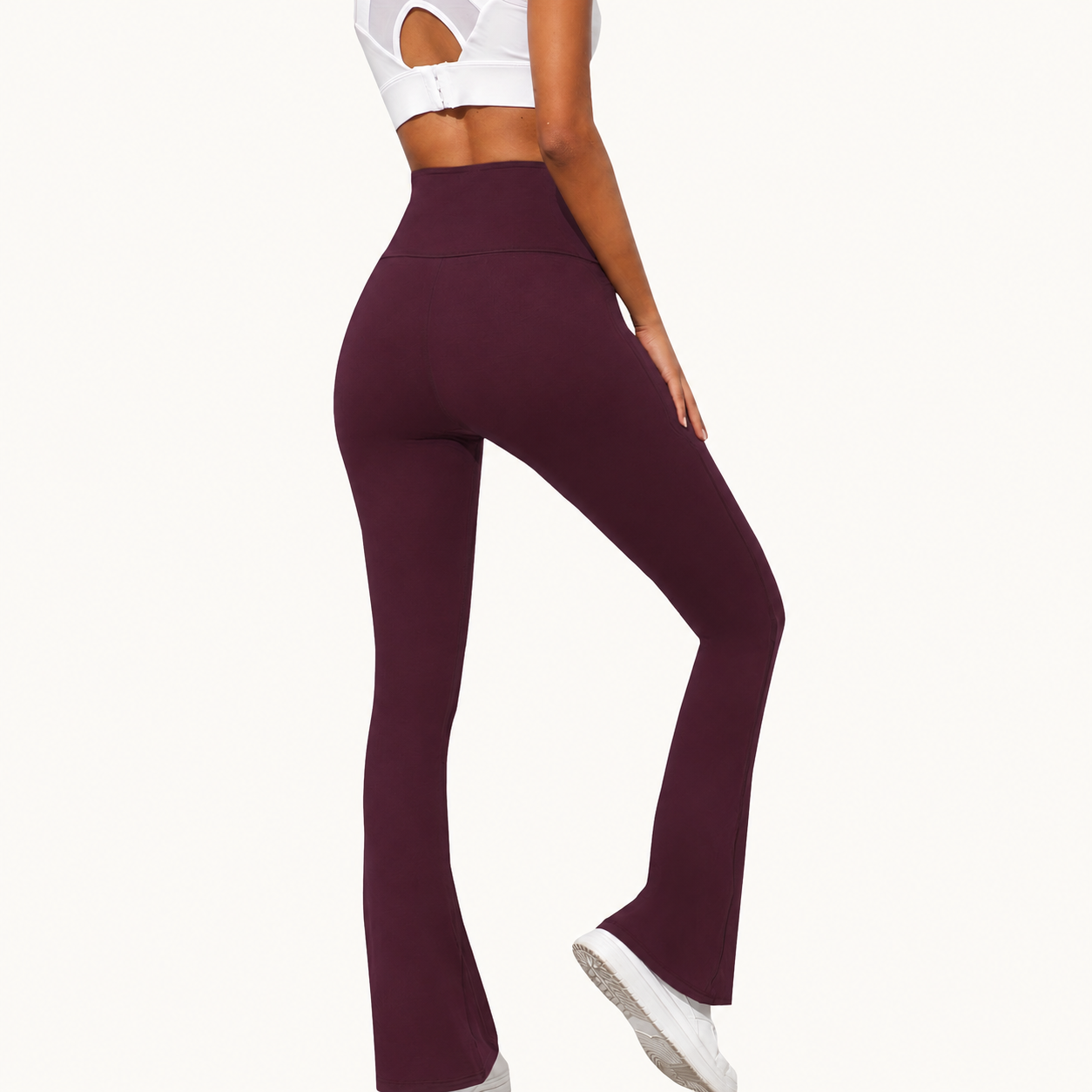 High Rise Flared Bootcut Pants For Women