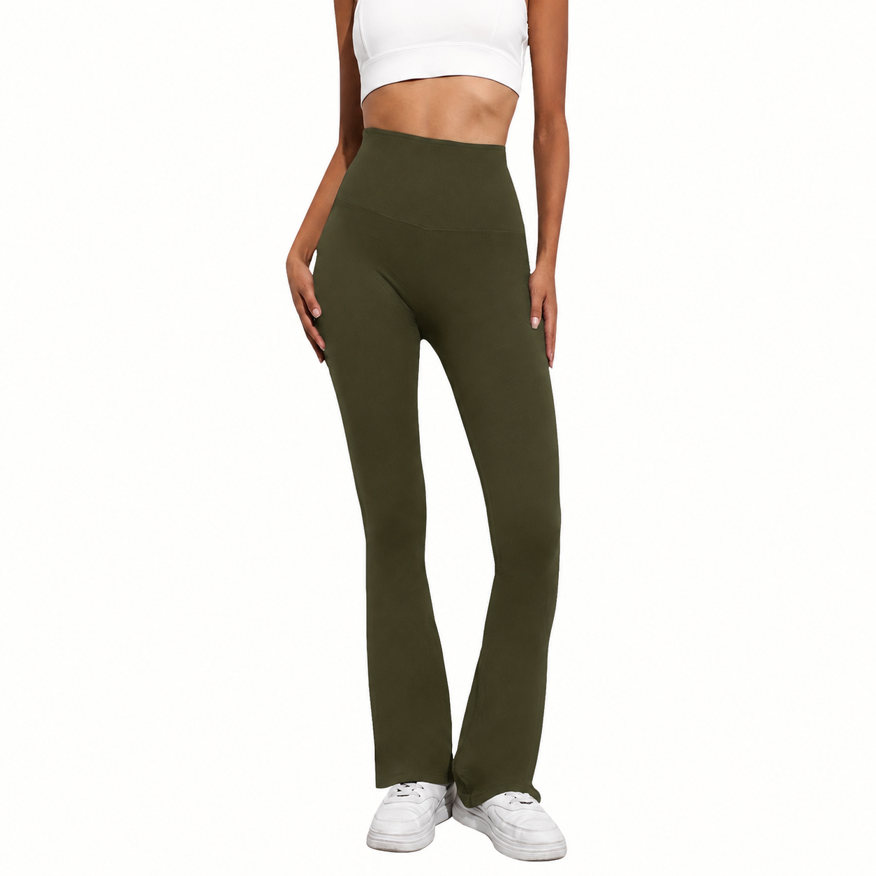 High Rise Flared Bootcut Pants For Women