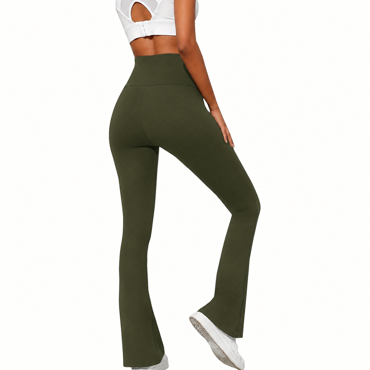 High Rise Flared Bootcut Pants For Women