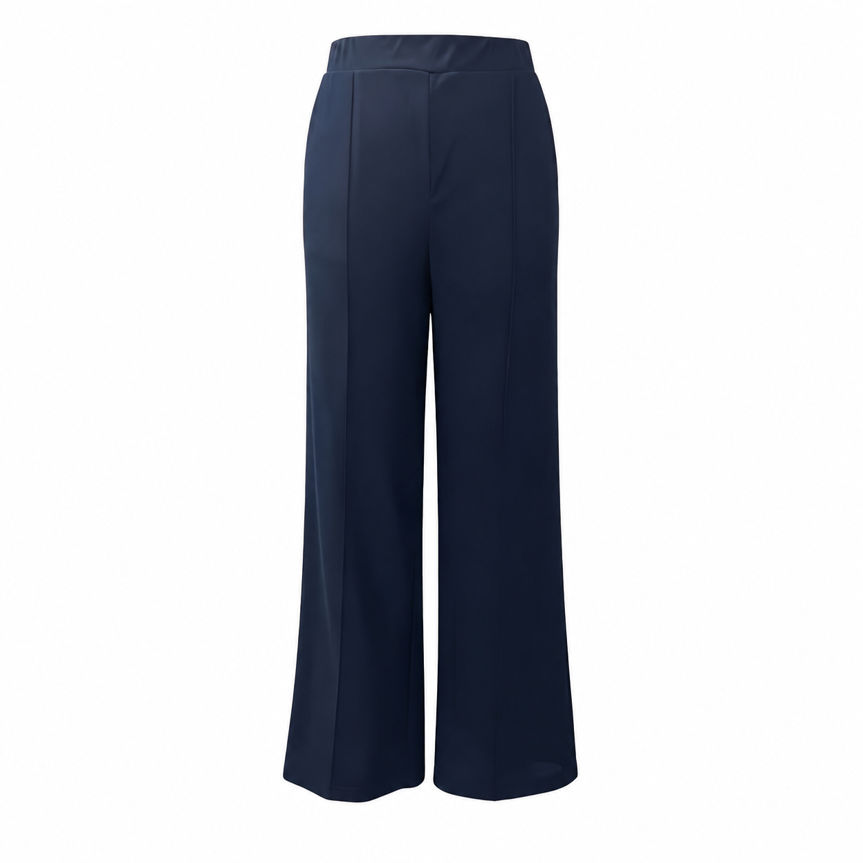 Casual Straight Length Pants With Slant Pockets For Women