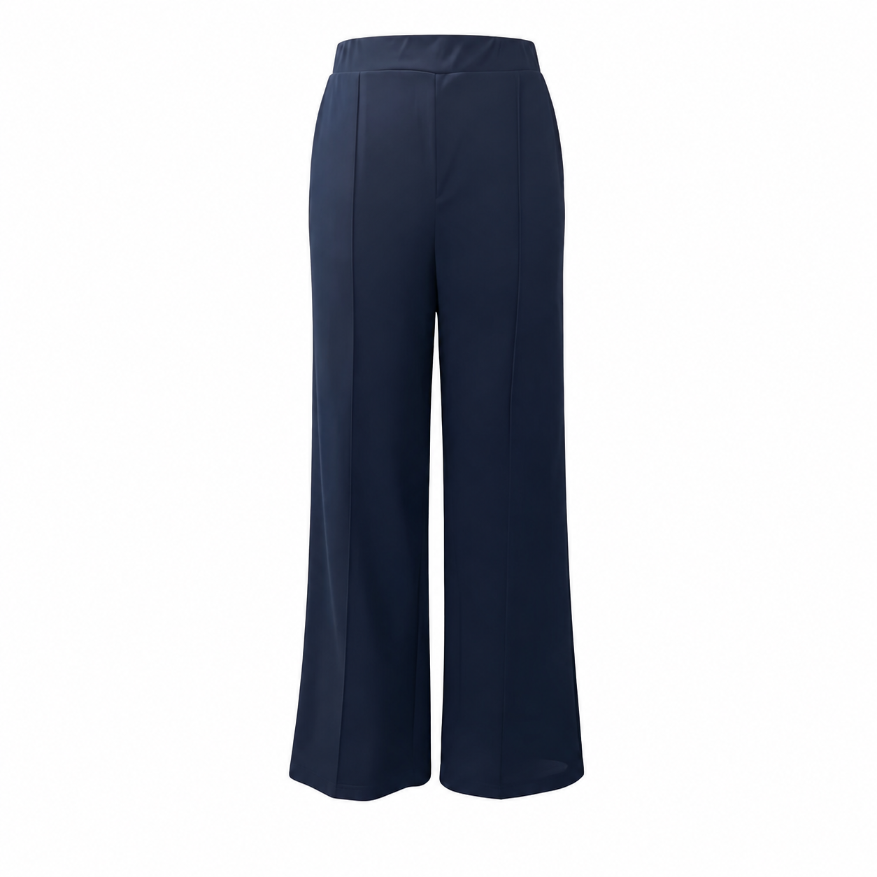 Casual Straight Length Pants With Slant Pockets For Women
