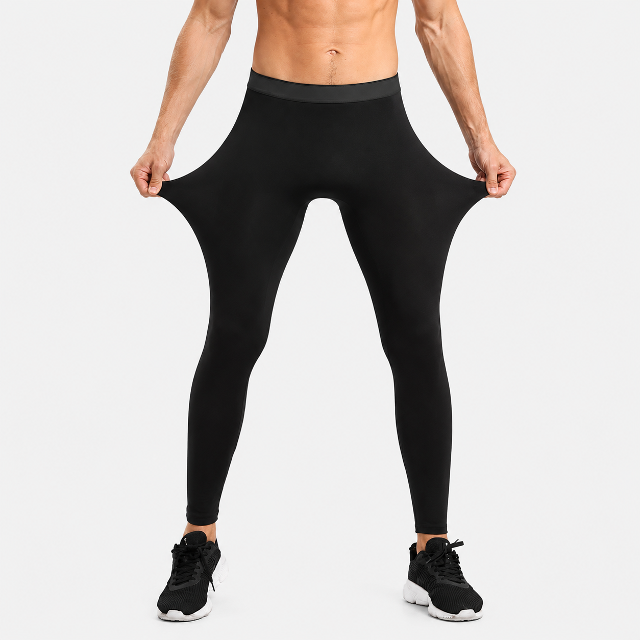 Thermal Compression Workout Athletic Sports Legging Pants For Men