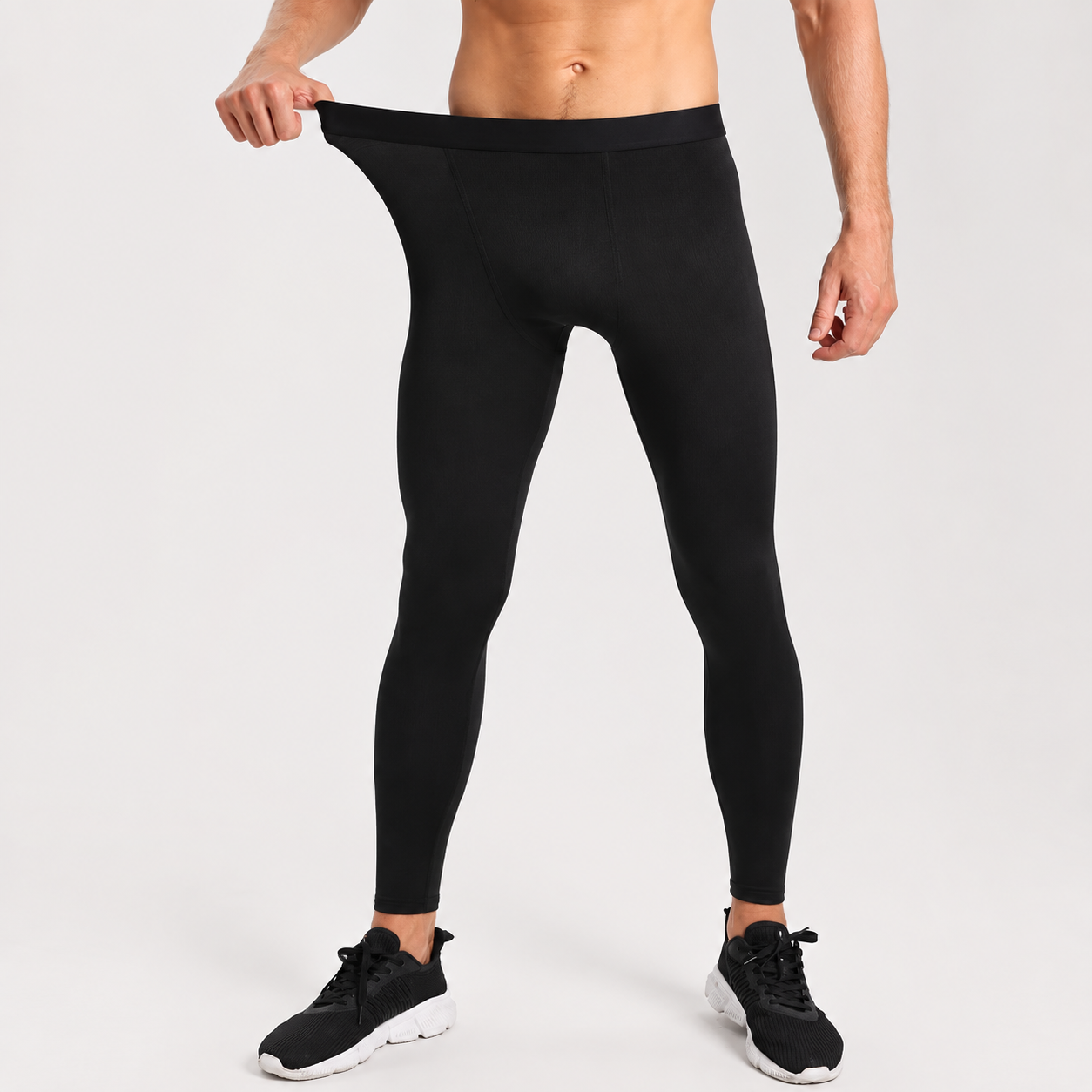 Thermal Compression Workout Athletic Sports Legging Pants For Men