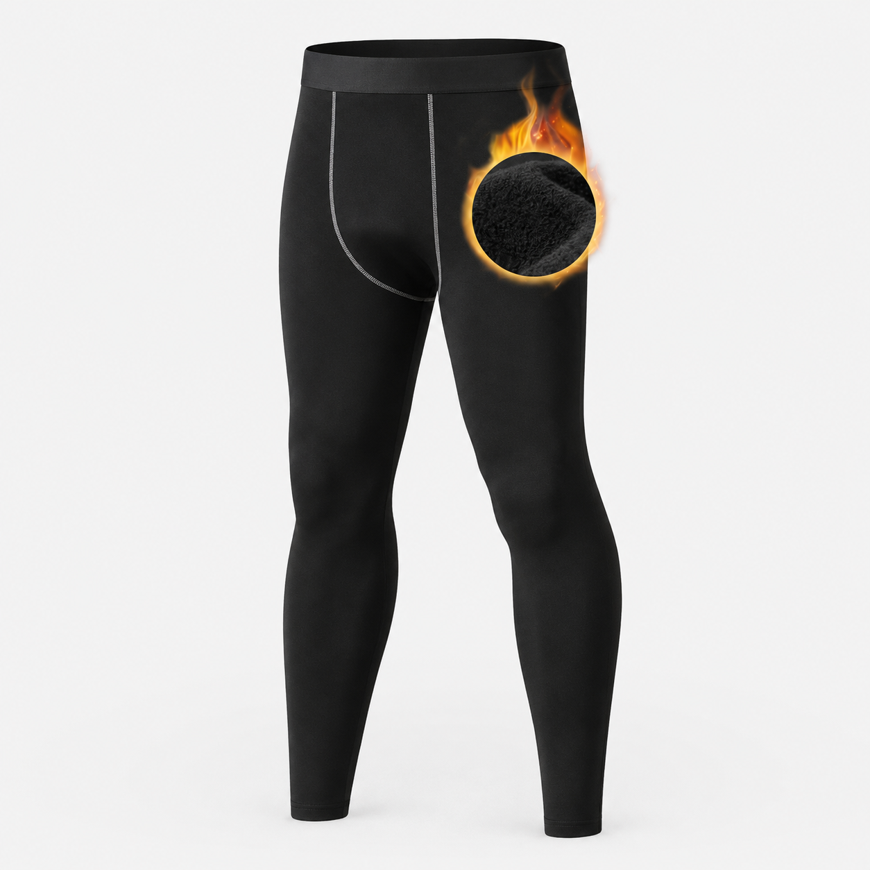 Thermal Compression Workout Athletic Sports Legging Pants For Men