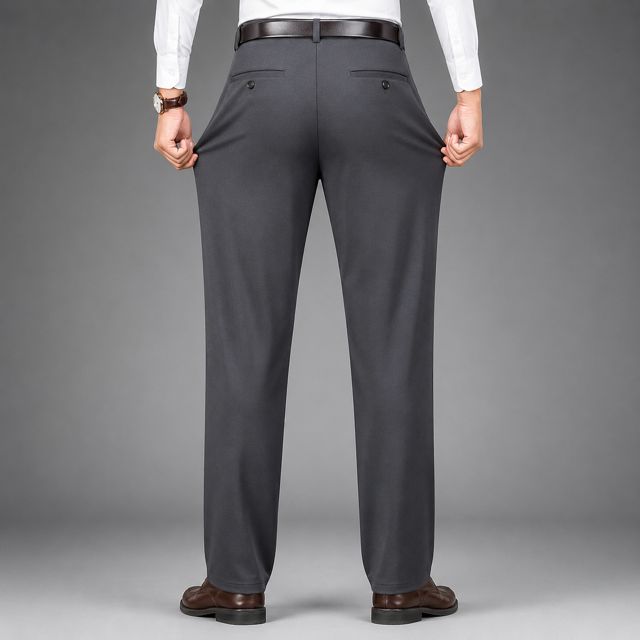 Casual Straight Trousers Long Pants For Men