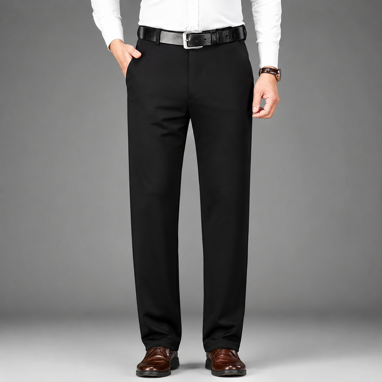 Casual Straight Trousers Long Pants For Men