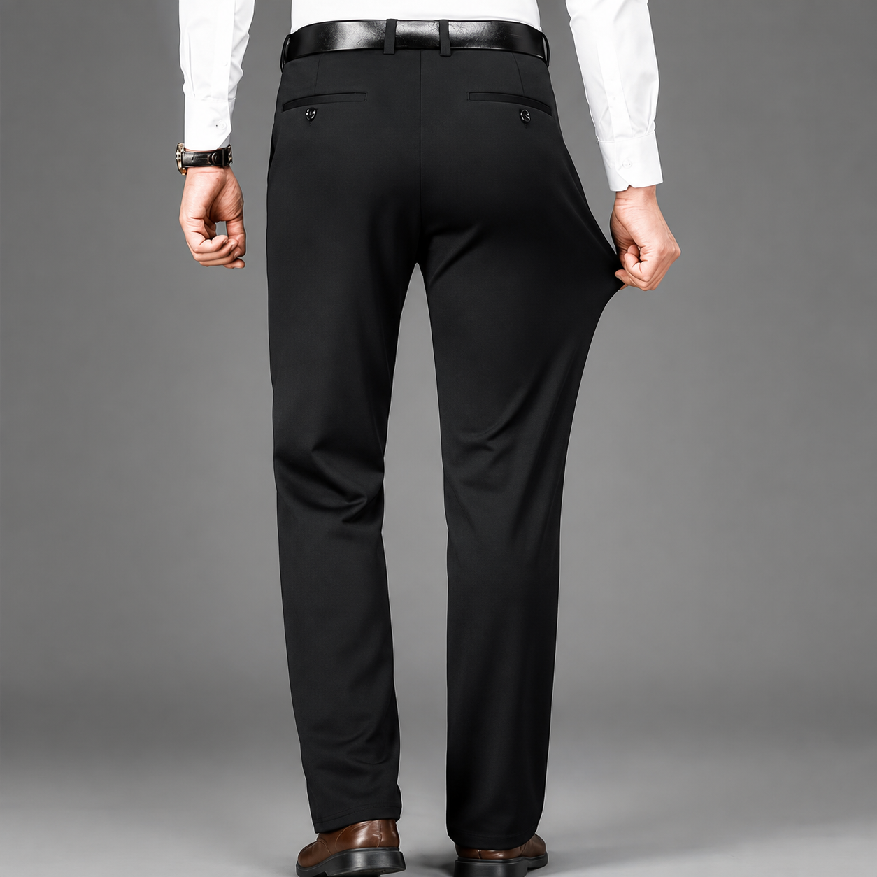 Casual Straight Trousers Long Pants For Men