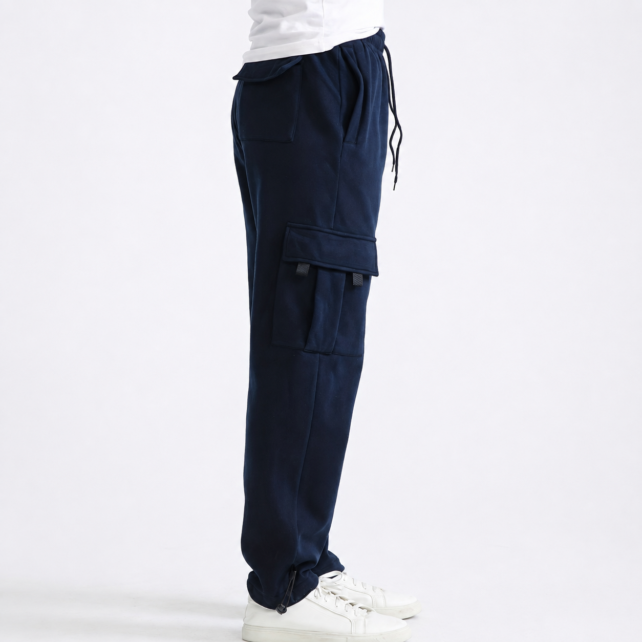 Straight Length Pants With Slant Pockets For Women