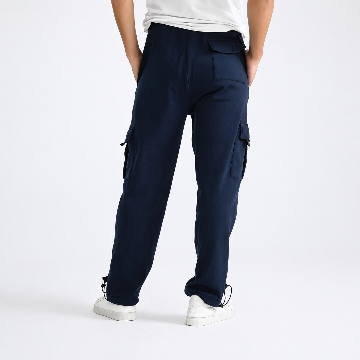 Straight Length Pants With Slant Pockets For Women