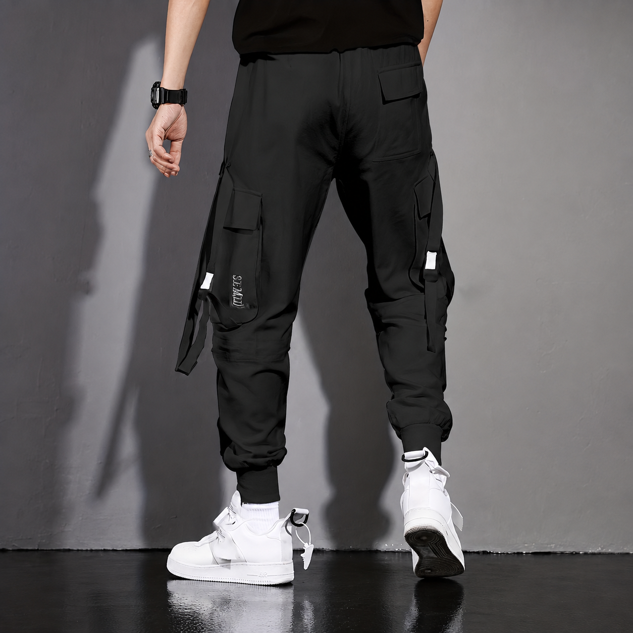 Multi Pocket Jogger Overalls For Casual Wear For Men