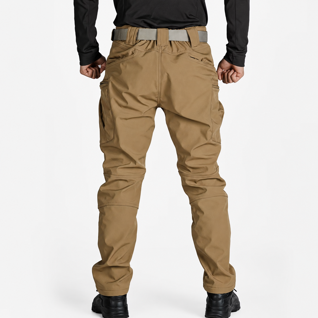Winter Micro Stretch Lined Tactical Cargo Pants For Men