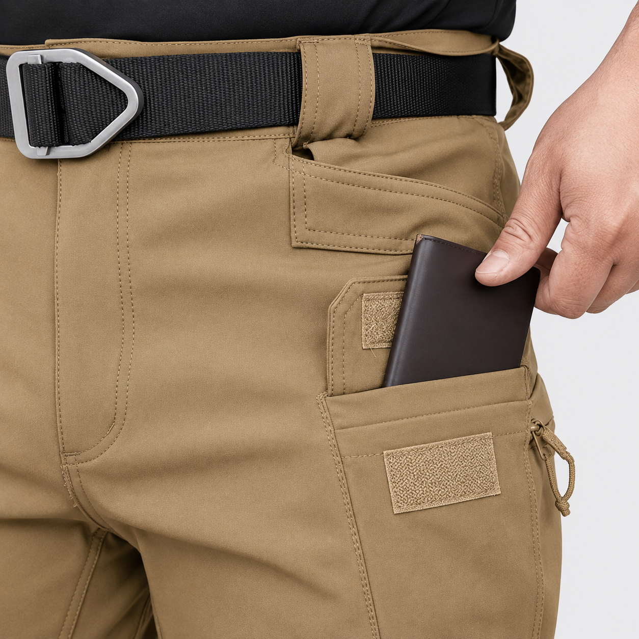 Winter Micro Stretch Lined Tactical Cargo Pants For Men