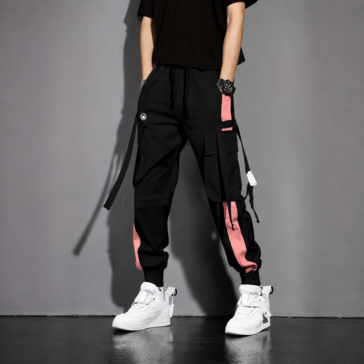 Multi Pocket Jogger Overalls For Casual Wear For Men