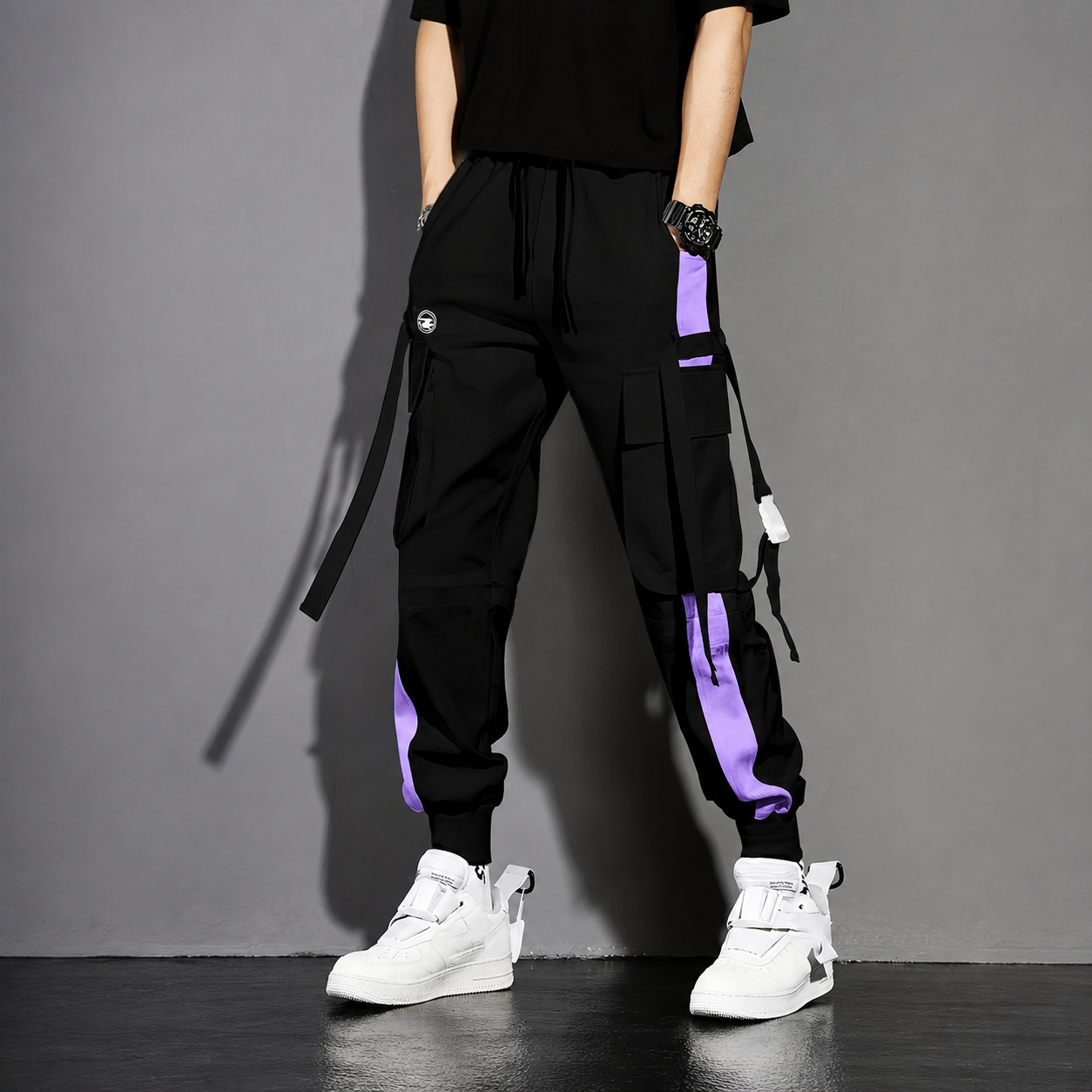 Multi Pocket Jogger Overalls For Casual Wear For Men