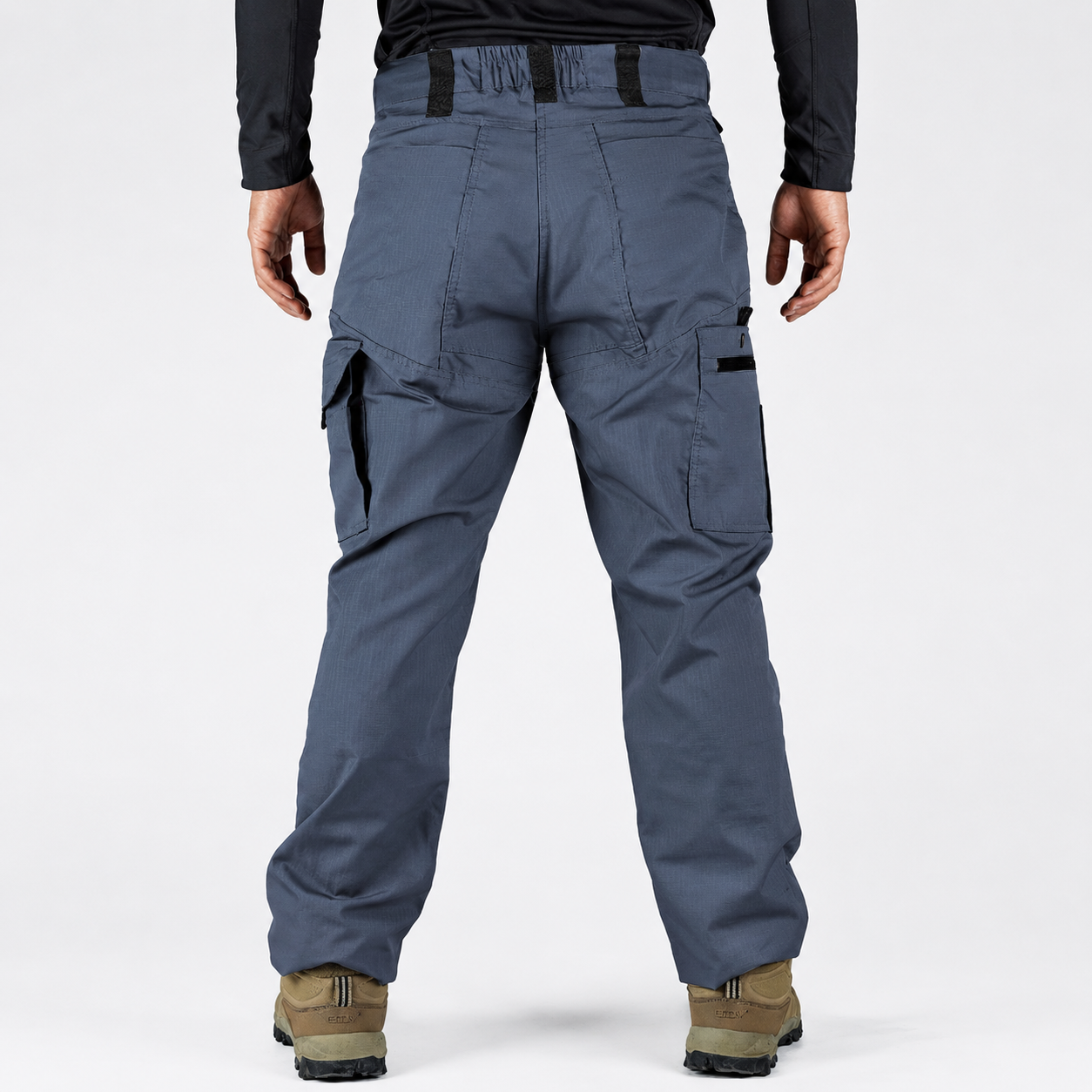 Regular Fit Tactical Cargo Pants With Pockets For Men