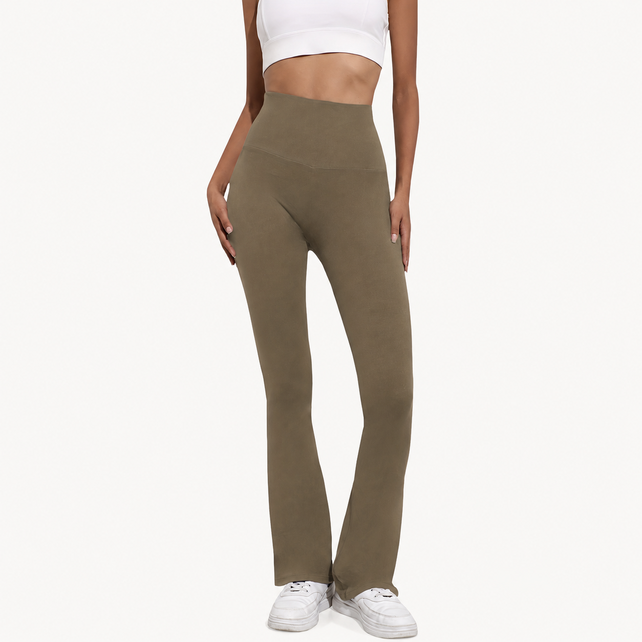 High Rise Flare Bootcut Stretchable Pants