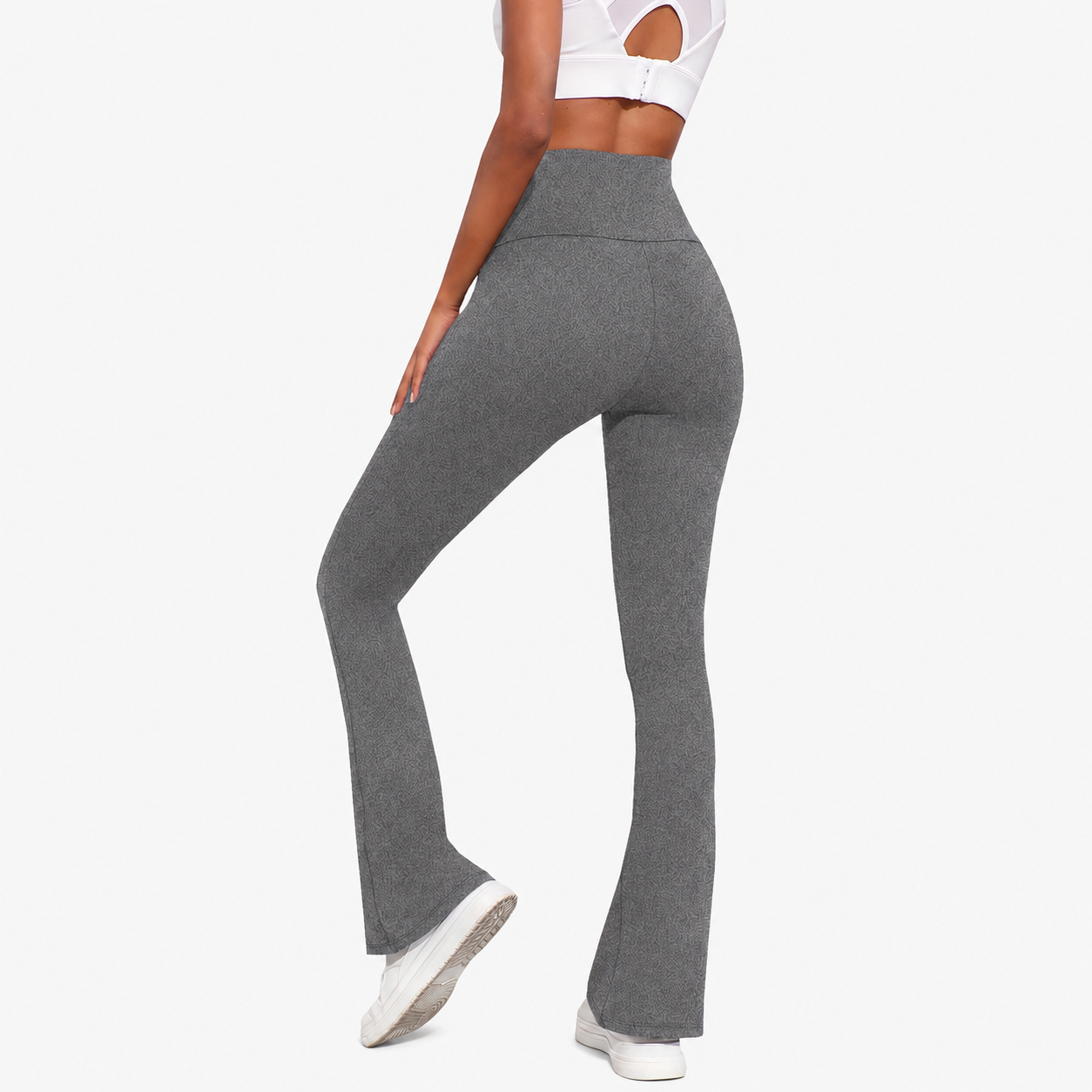 High Rise Flare Bootcut Stretchable Pants