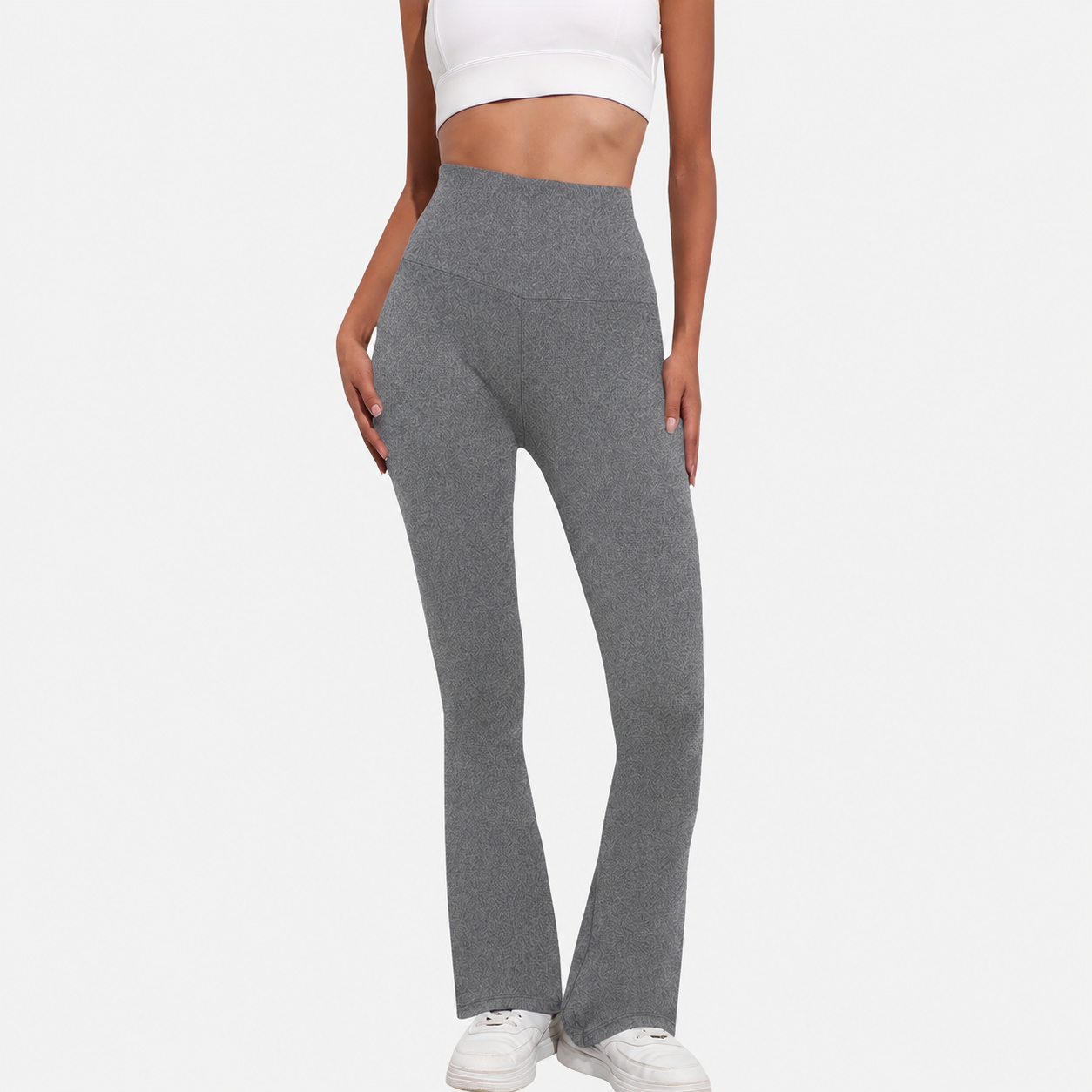 High Rise Flare Bootcut Stretchable Pants
