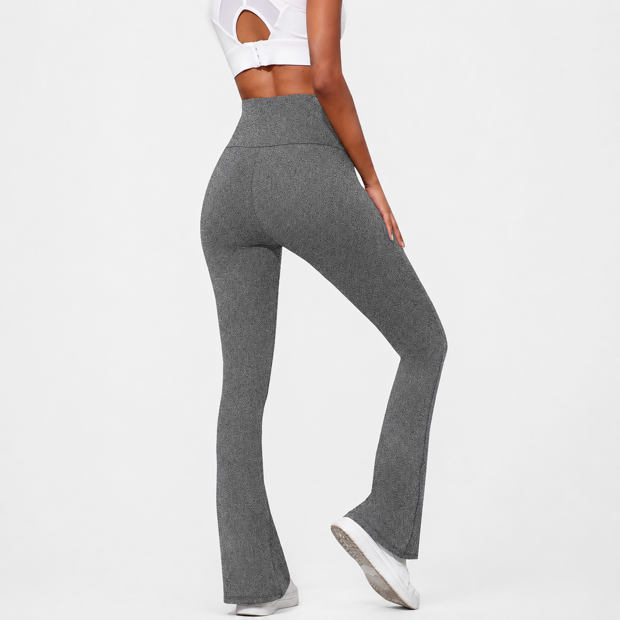 High Rise Flare Bootcut Stretchable Pants