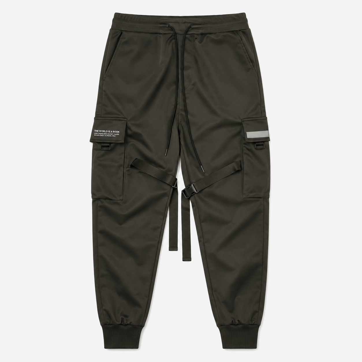  Versatile Straight Trousers Cargo Pants With Multiple Pockets For Men