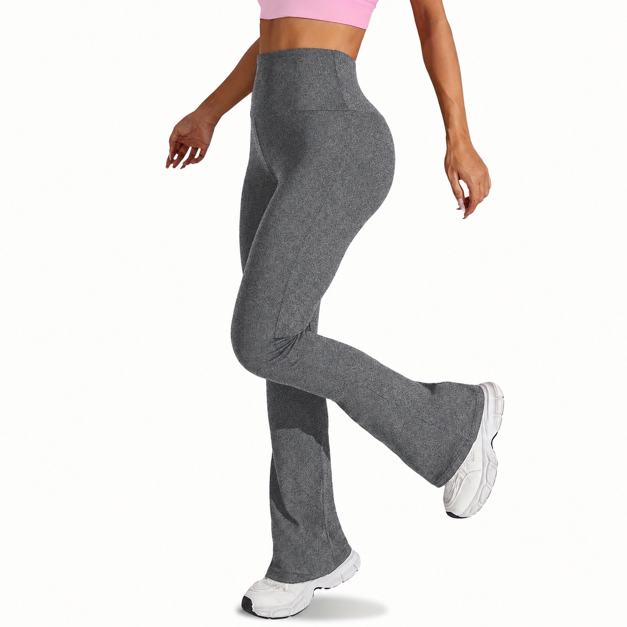 Plus Size High Rise Flared Yoga Pants For Women