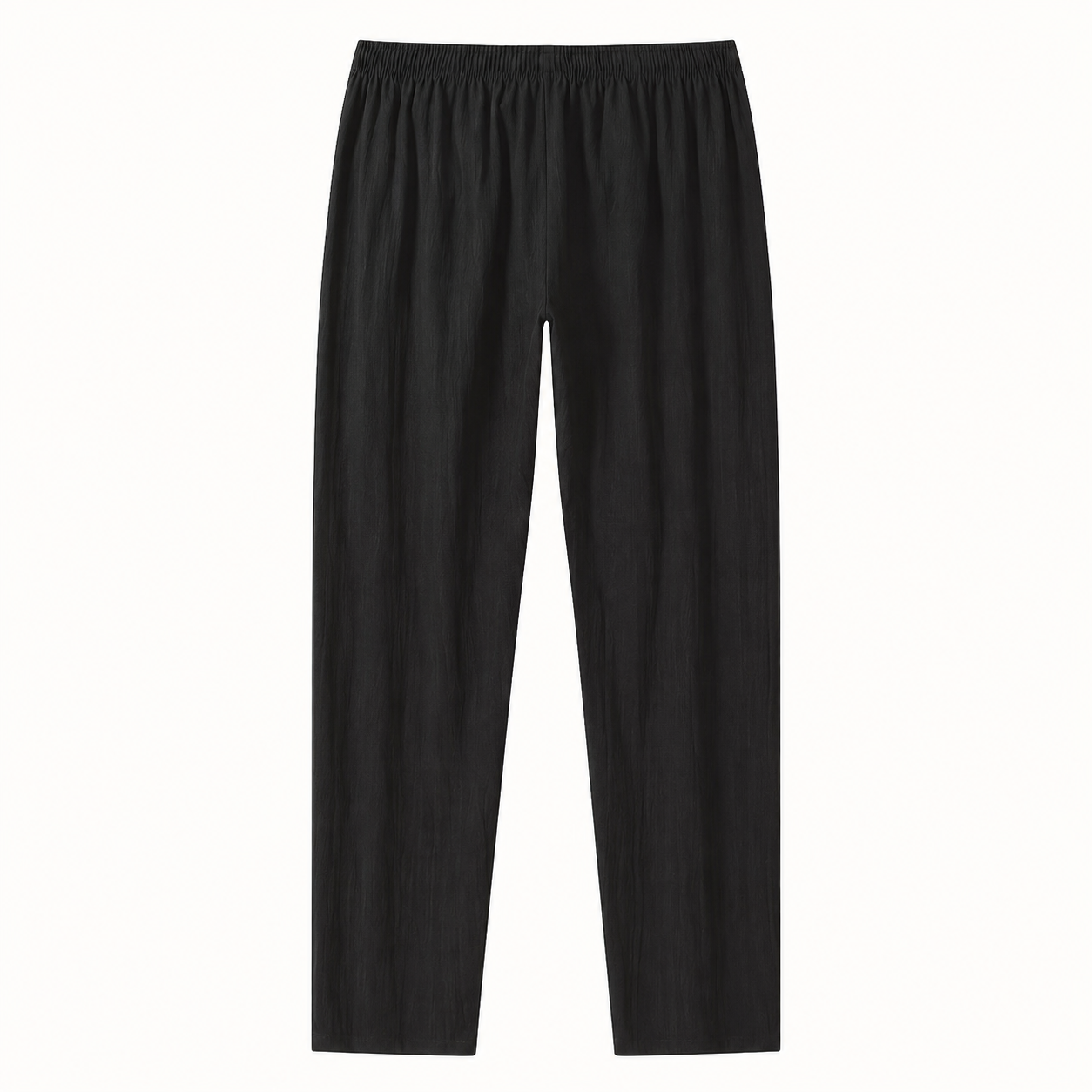 Soft Relaxed Fit Drawstring Trousers with Pockets for Men