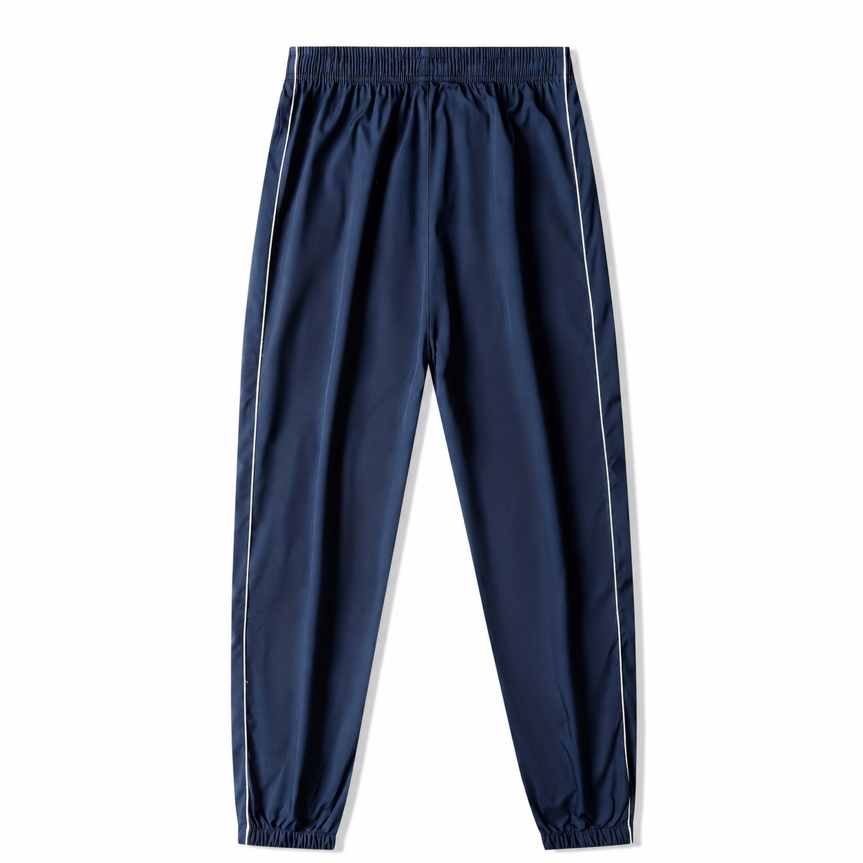 Reflective Stripe Jogger Pants with Elastic Cuffs for Men