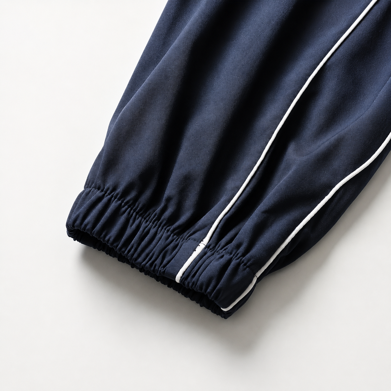 Reflective Stripe Jogger Pants with Elastic Cuffs for Men