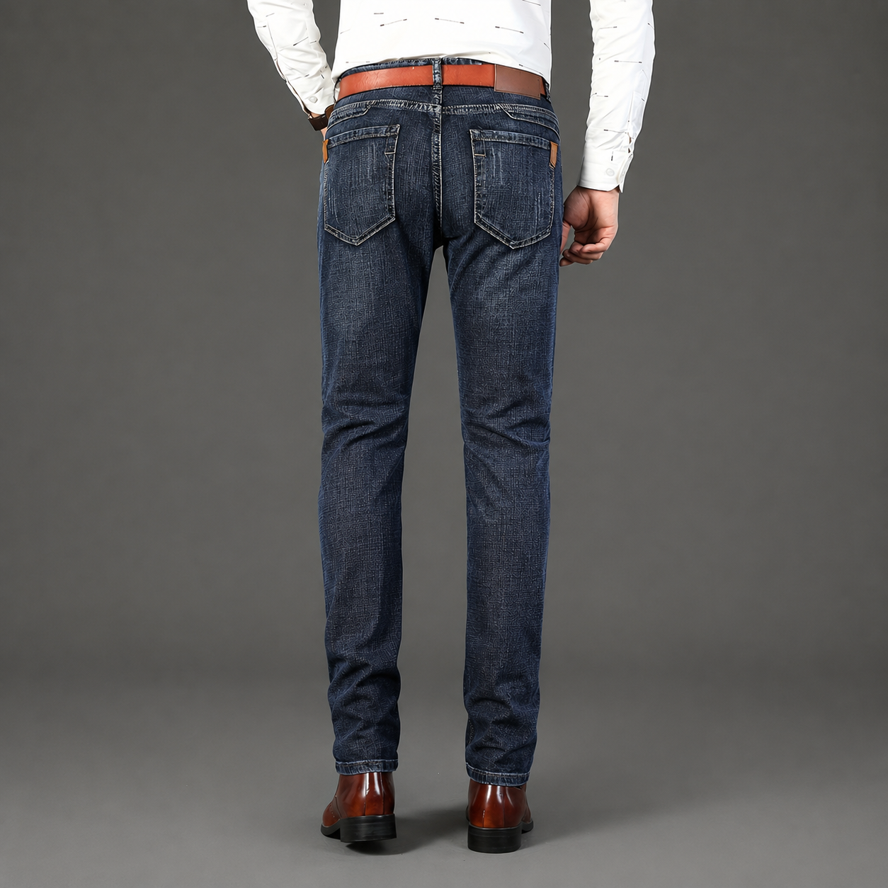 Casual Lightweight Stretch Denim Pants For Men