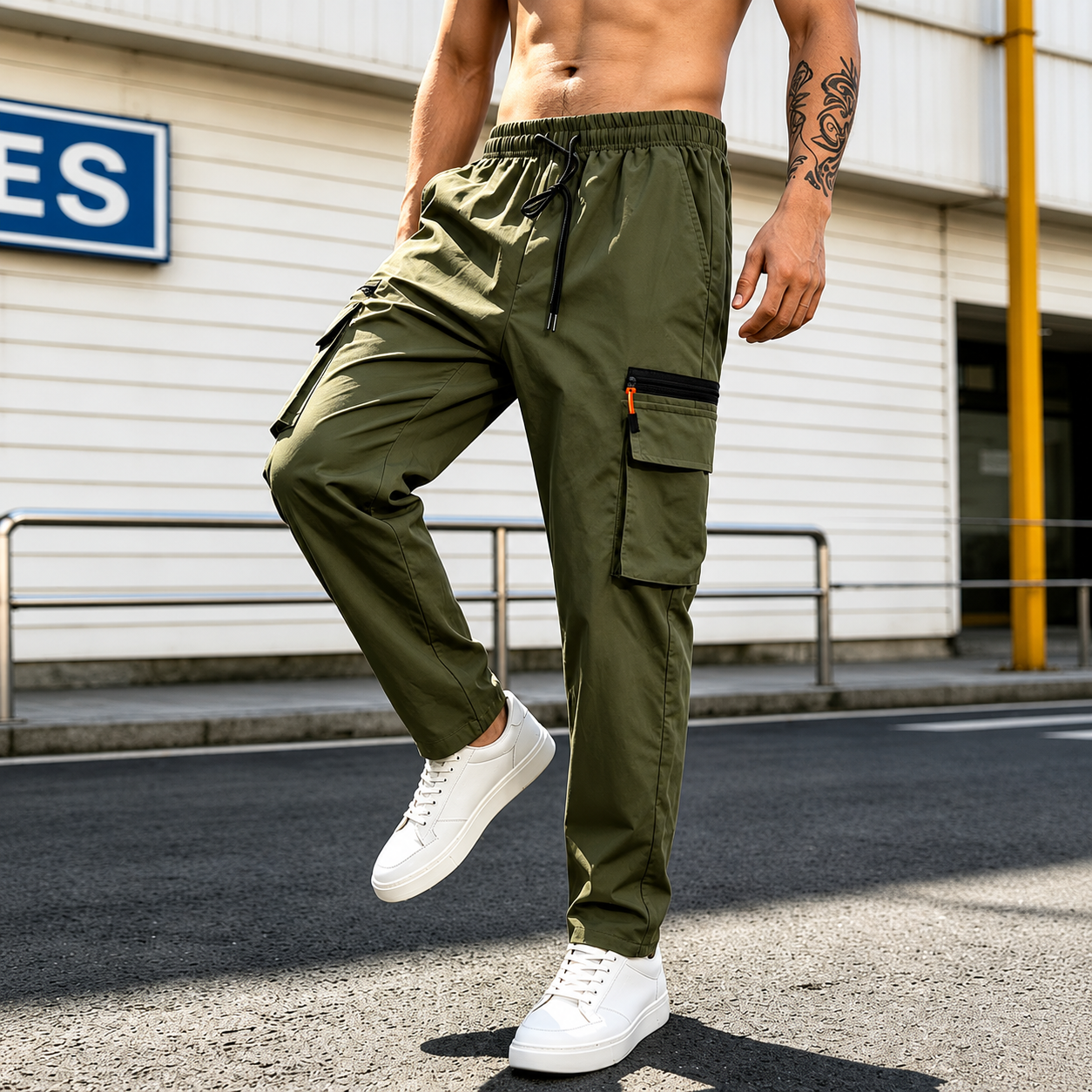 Casual Loose Outdoor Sports Work Pants For Men