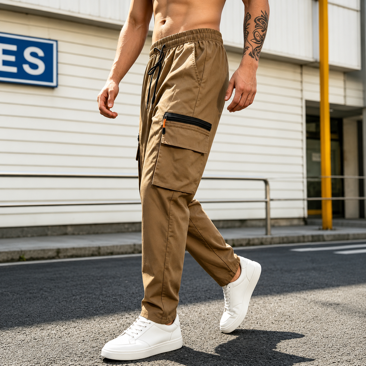 Casual Loose Outdoor Sports Work Pants For Men