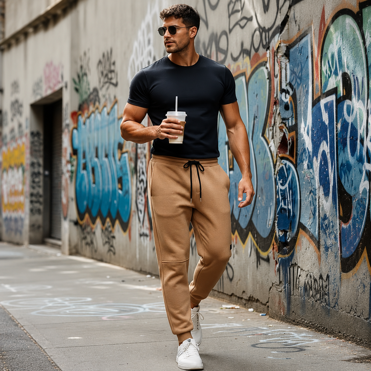 Pack Of 3 Winter Joggers With Patches For Men