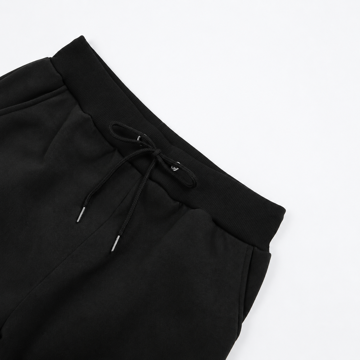 Casual Drawstring Jogger Sweatpants with Ribbed Cuffs for Men