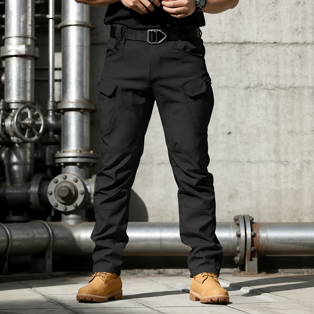 Tactical Utility Cargo Work Pants with Multiple Pockets for Men