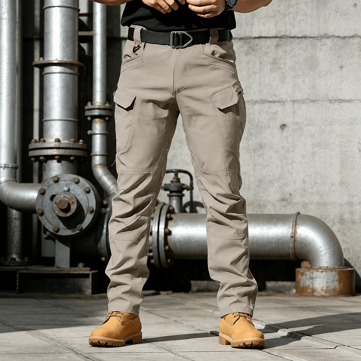 Tactical Utility Cargo Work Pants with Multiple Pockets for Men