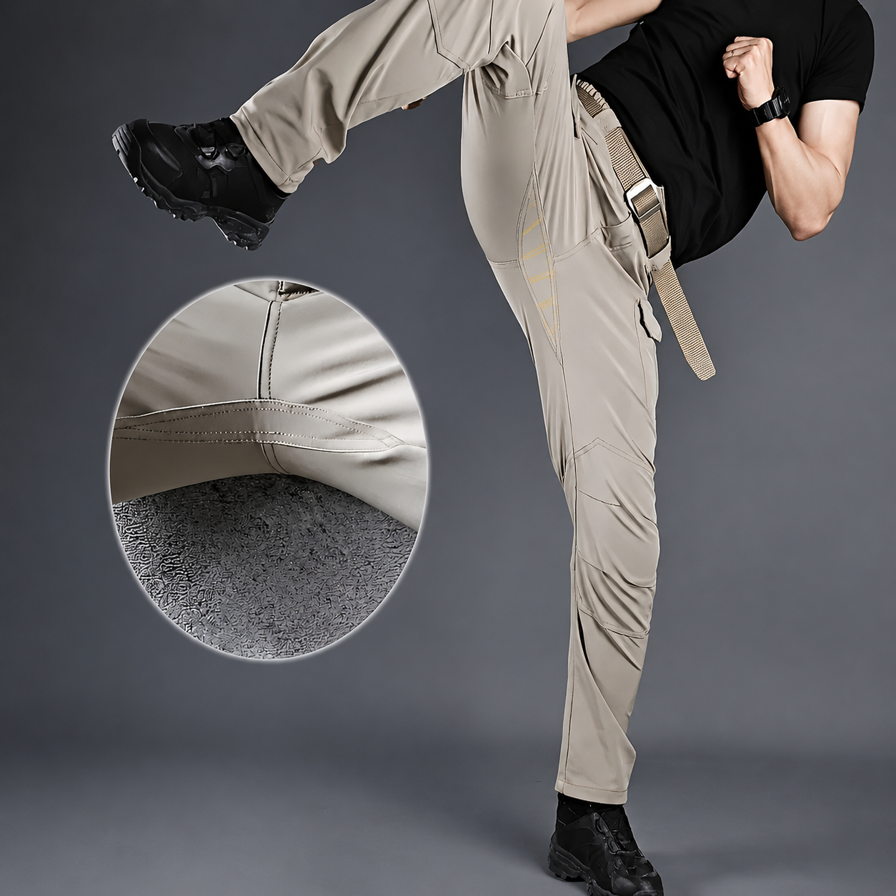 Tactical Utility Cargo Work Pants with Multiple Pockets for Men