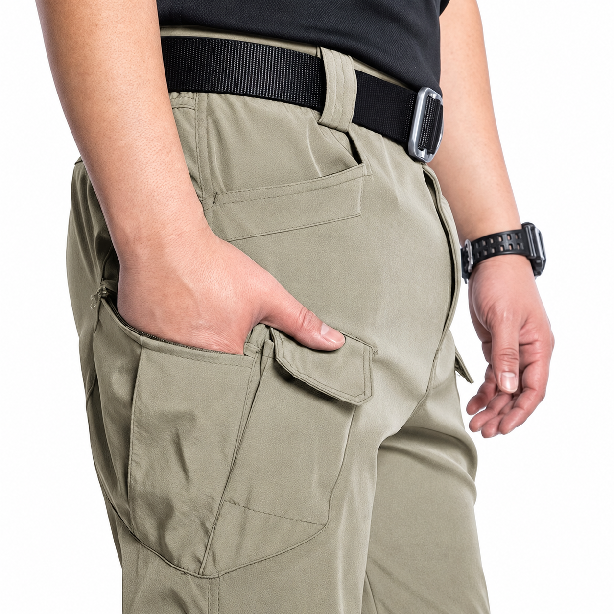 Tactical Utility Cargo Work Pants with Multiple Pockets for Men
