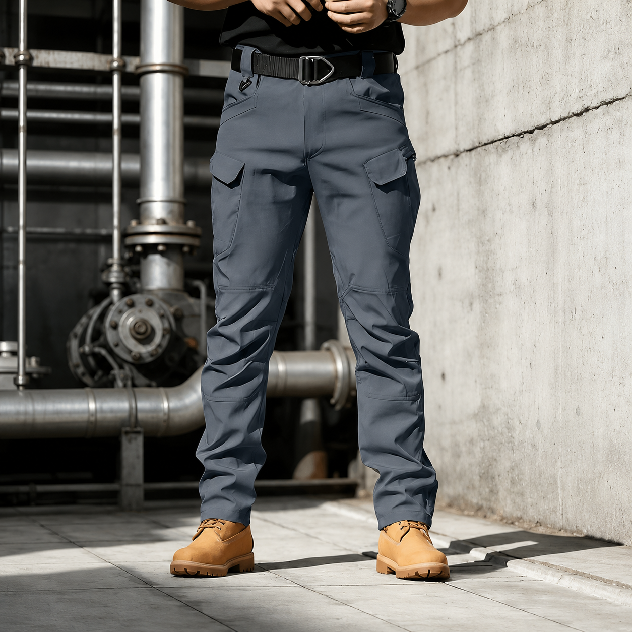 Tactical Utility Cargo Work Pants with Multiple Pockets for Men