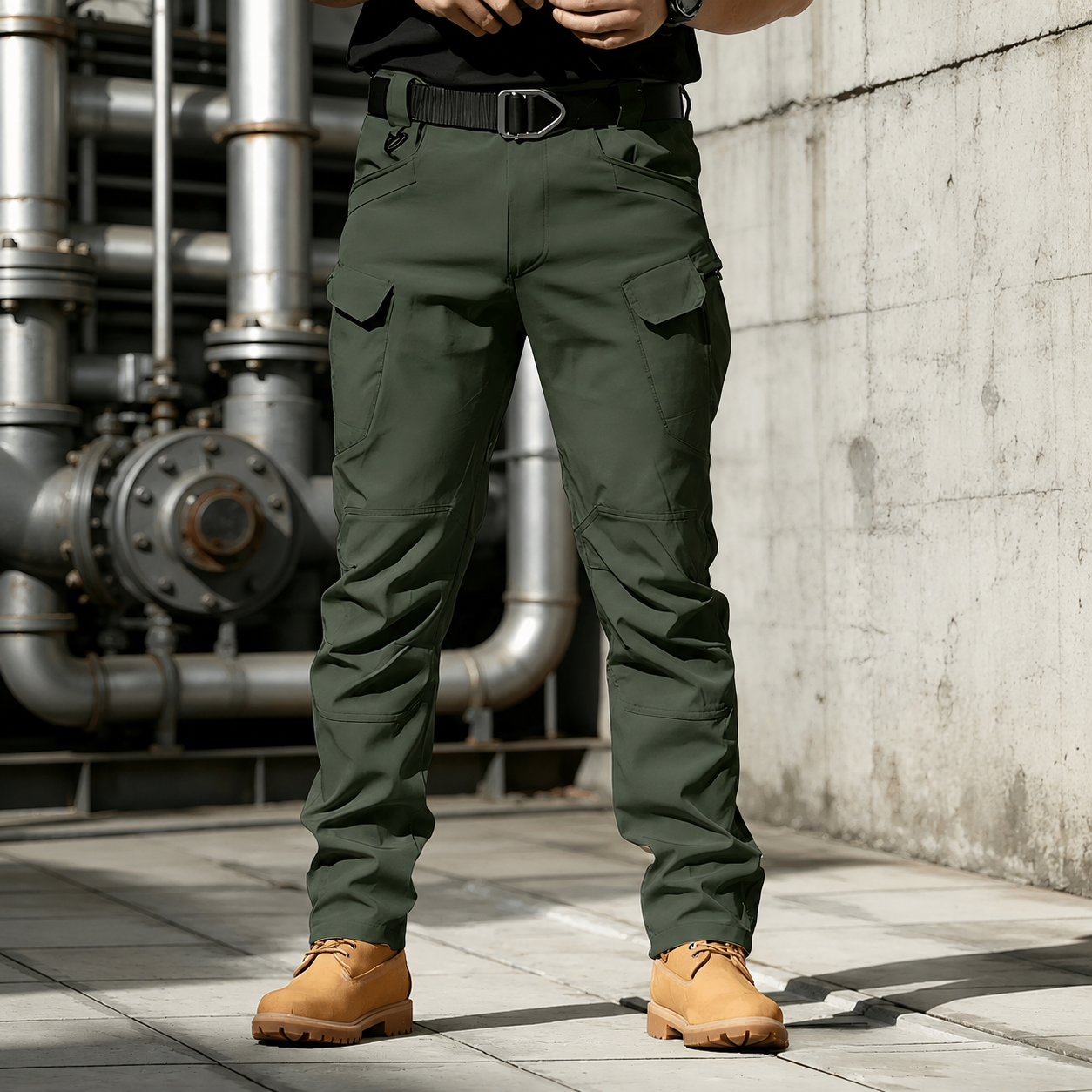 Tactical Utility Cargo Work Pants with Multiple Pockets for Men
