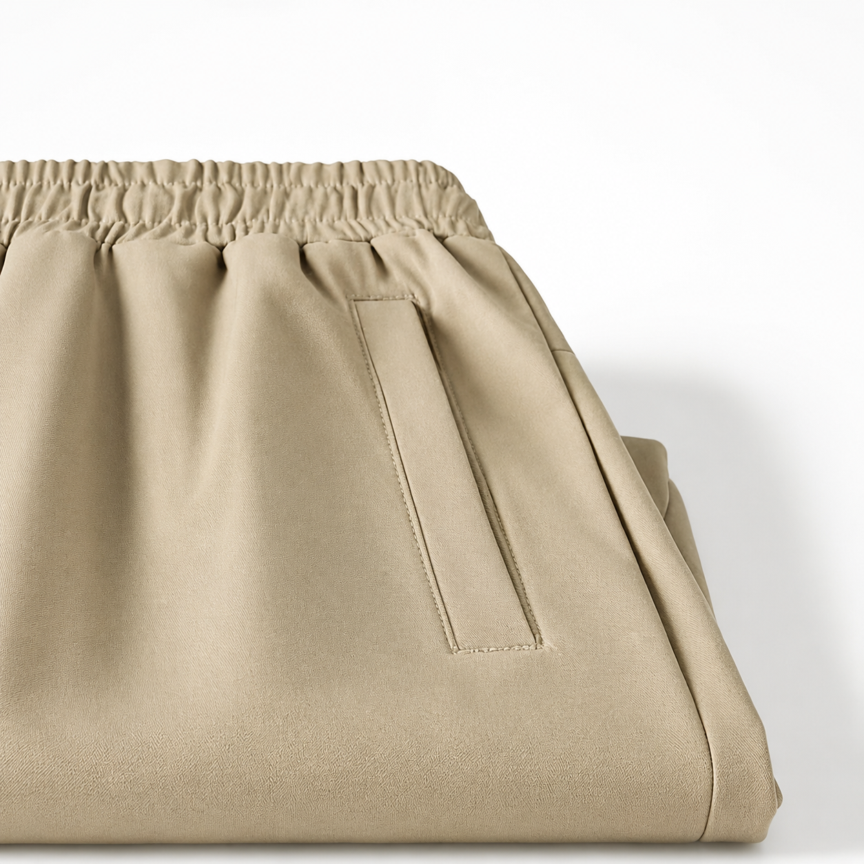Drawstring Casual Pants with Zipper Pockets for Men
