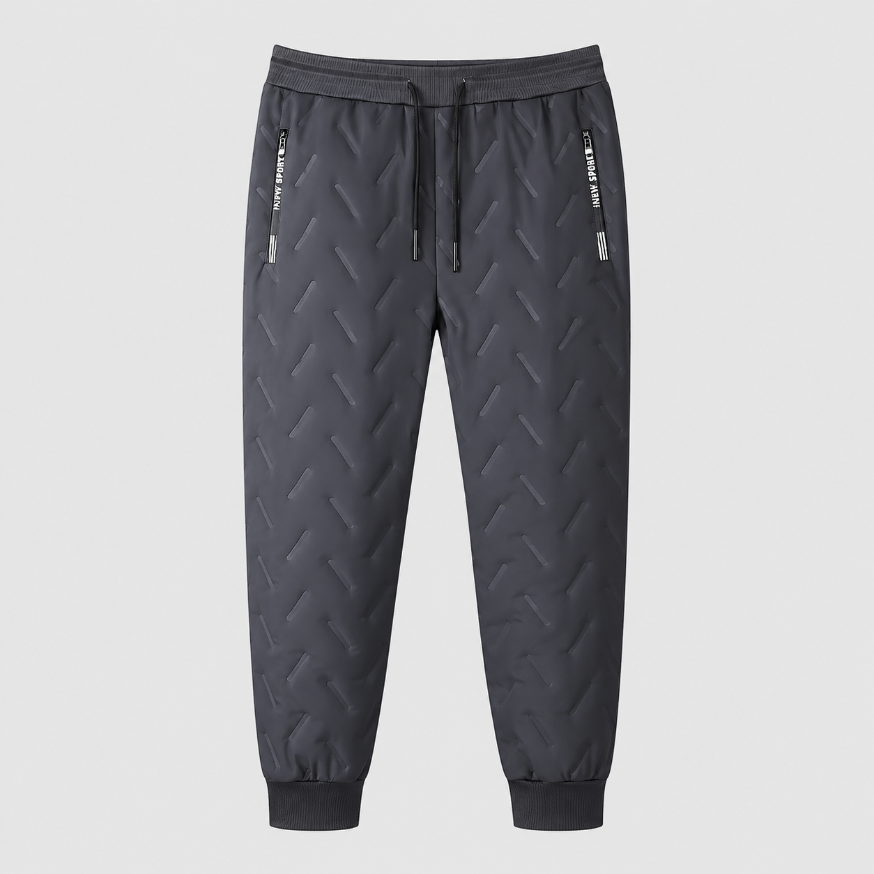 Casual Warm Fleece Lined Outdoor Pants For Men