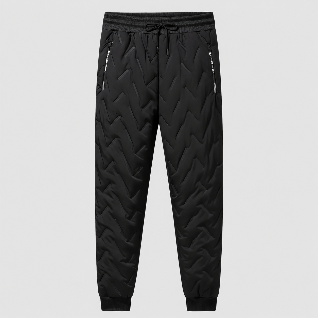 Casual Warm Fleece Lined Outdoor Pants For Men