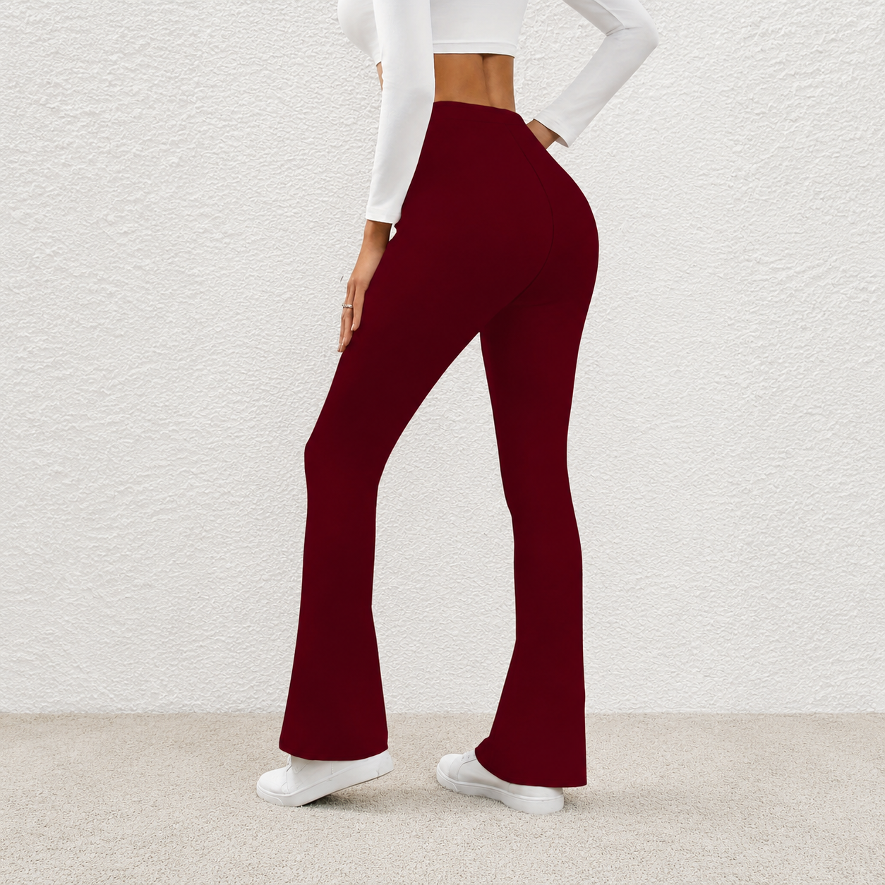 High Waisted Wide Leg Trousers For Women