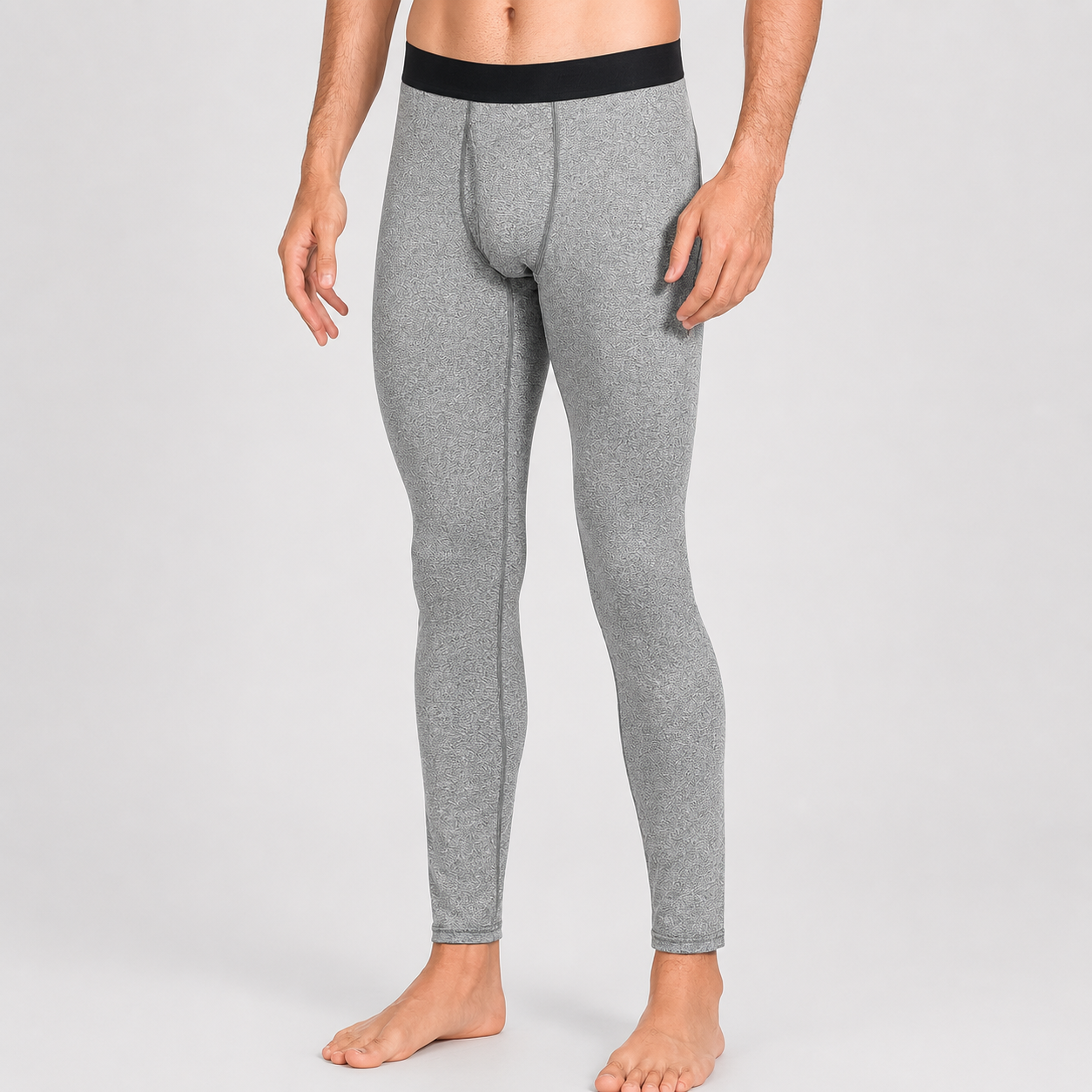 2 Pieces Casual Slim Fit Warm Long Trousers  For Men