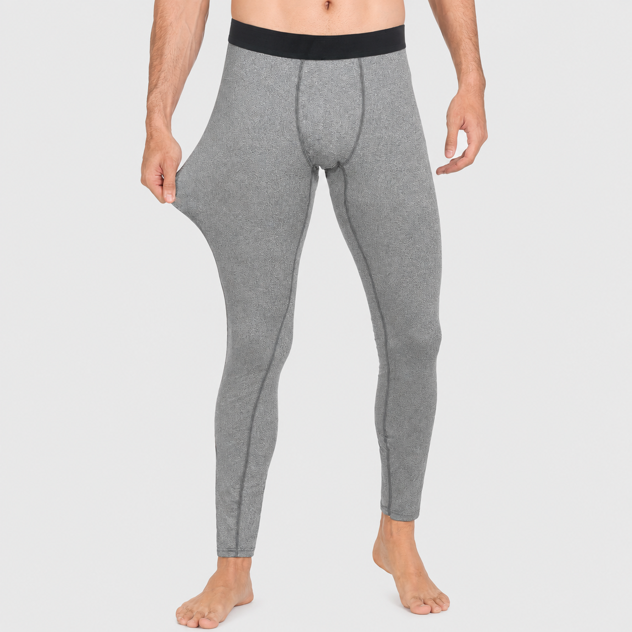 2 Pieces Casual Slim Fit Warm Long Trousers  For Men