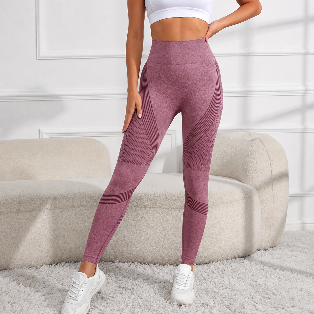 Seamless High Rise Yoga Scrunch Activewear