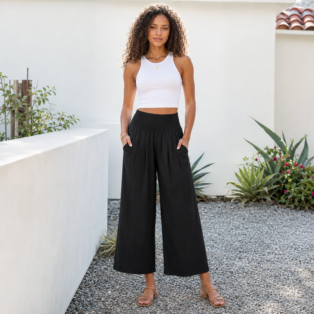 Wide Loose Casual Lounge Fit Pants For Women